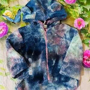 Tucker & Tate Cozy Blue Tie-Dye Kids Hoodie